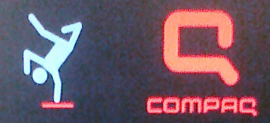 New Compaq POST screen new compaq logo. New Compaq POST screen